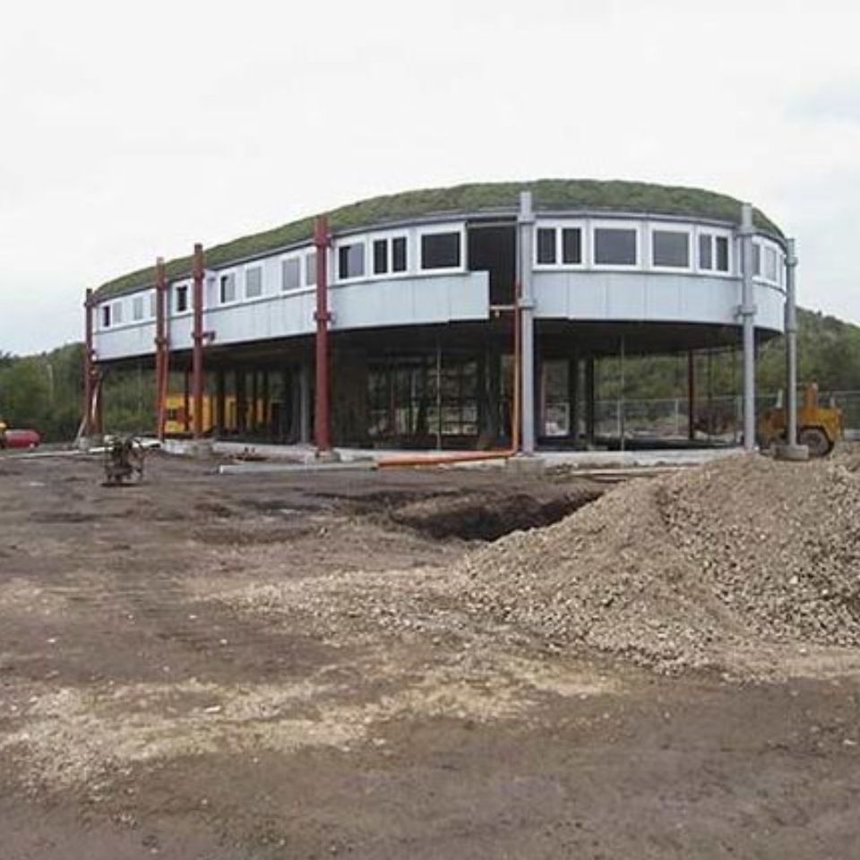 Büro der Riedel Recycling GmbH, Baustelle