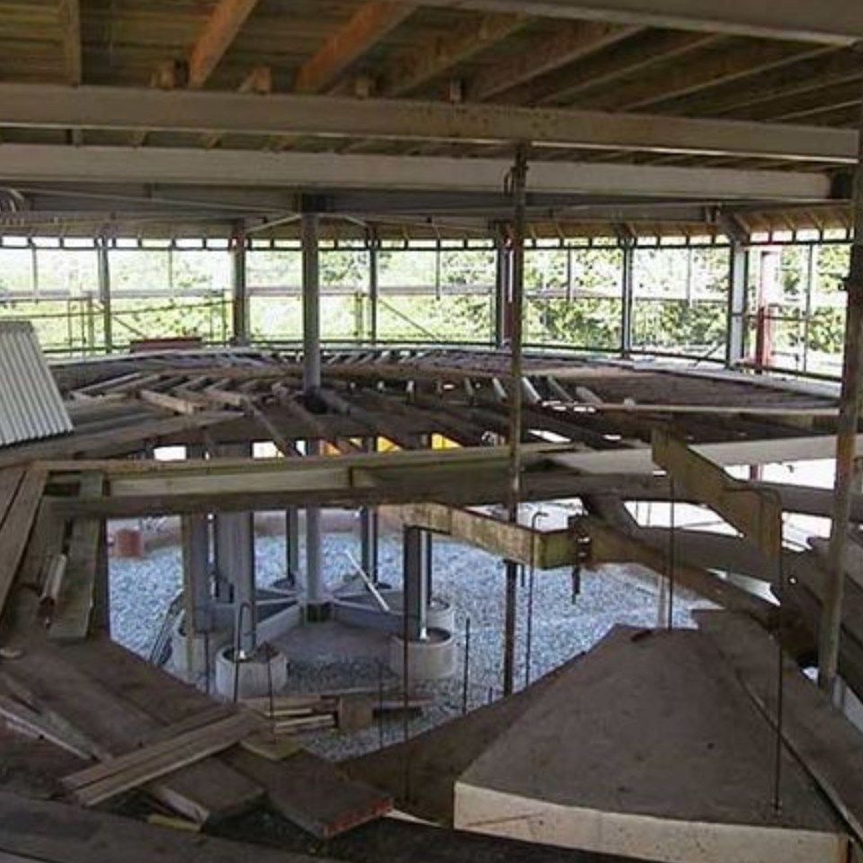 Büro der Riedel Recycling GmbH, Baustelle