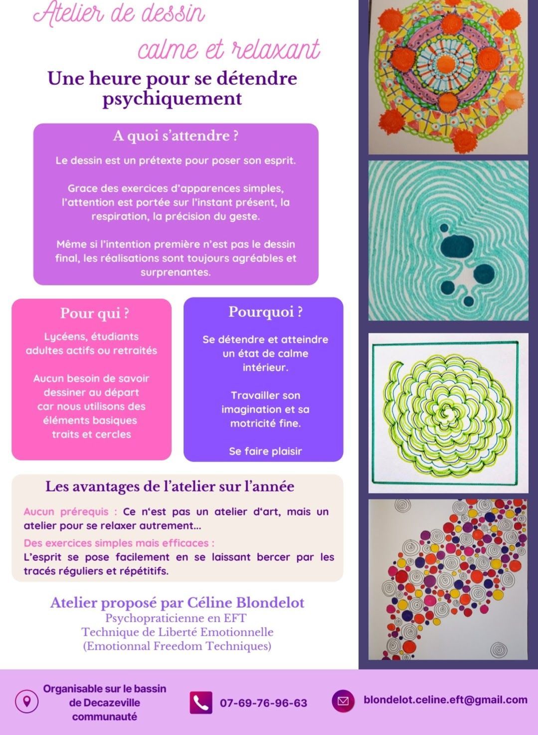 Prospectus pour un atelier de relaxation