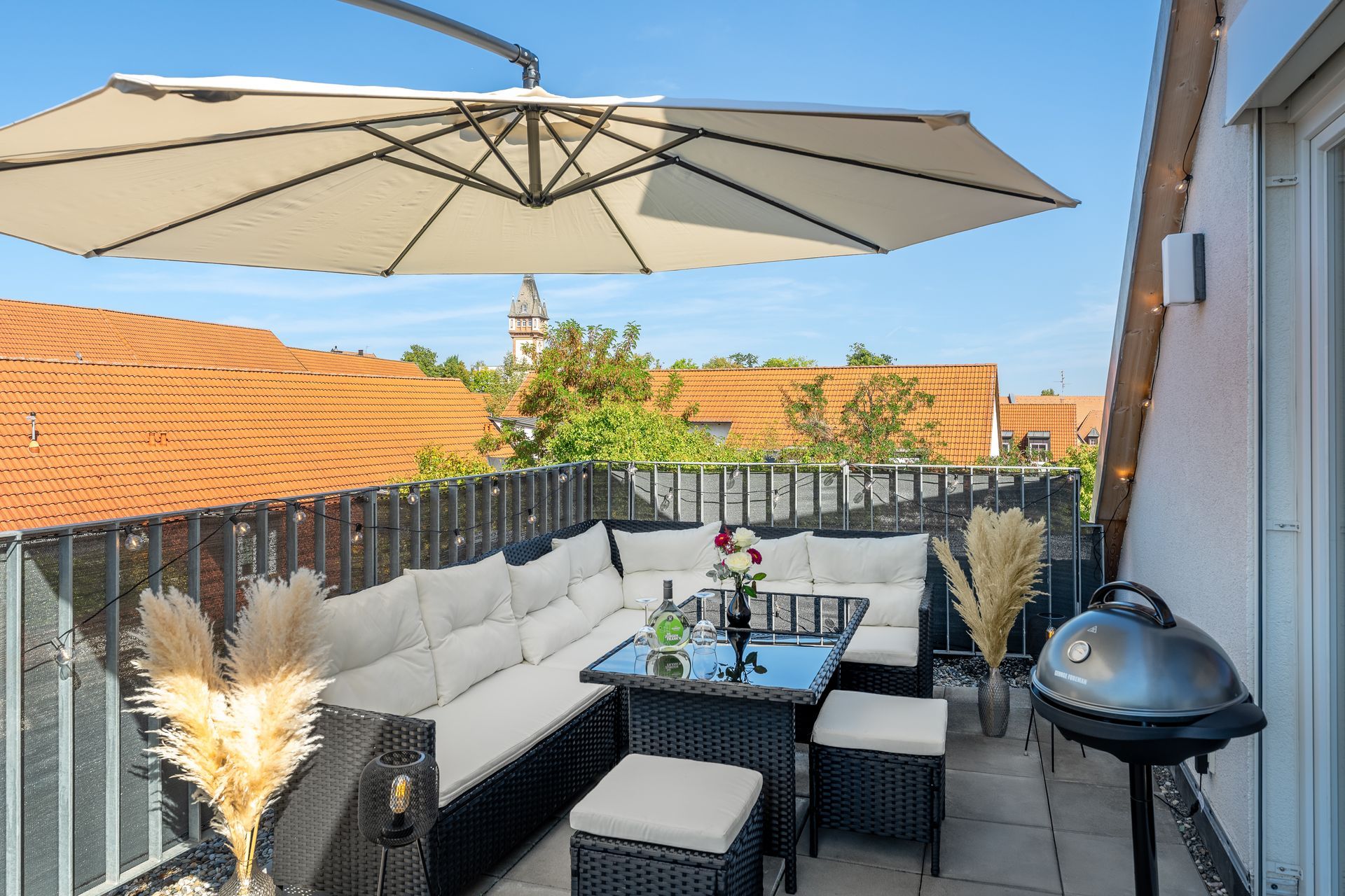 Ferienwohnung Kitzingen flair Alte Brauerei II  Terrasse