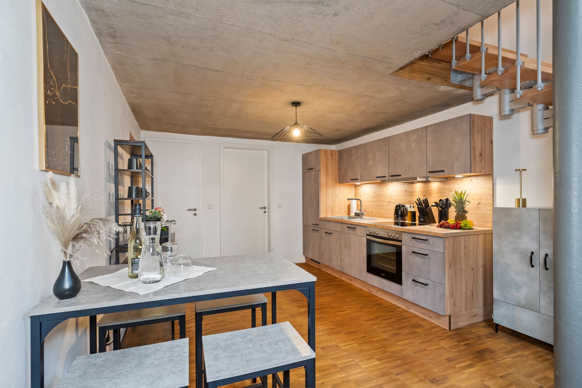 Ferienwohnung Kitzingen flair Alte Brauerei I Voll ausgestattet Küche