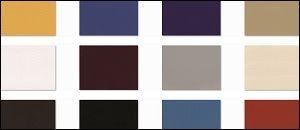 Una cuadrícula de cuadrados de diferentes colores sobre un fondo blanco