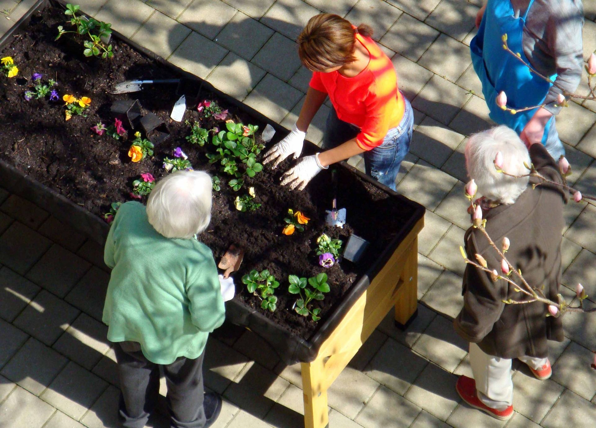 Aktivierung Garten - Pflegeheim Salem