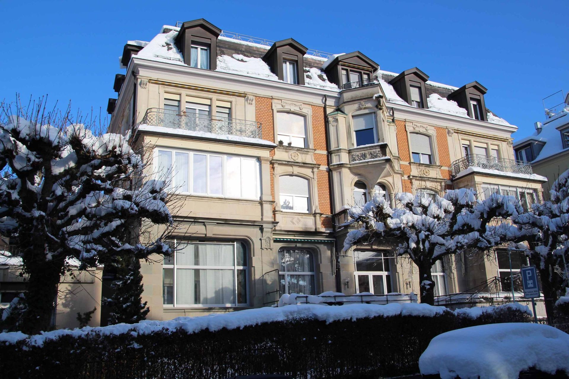 Frontansicht Winter 6 - Pflegeheim Salem