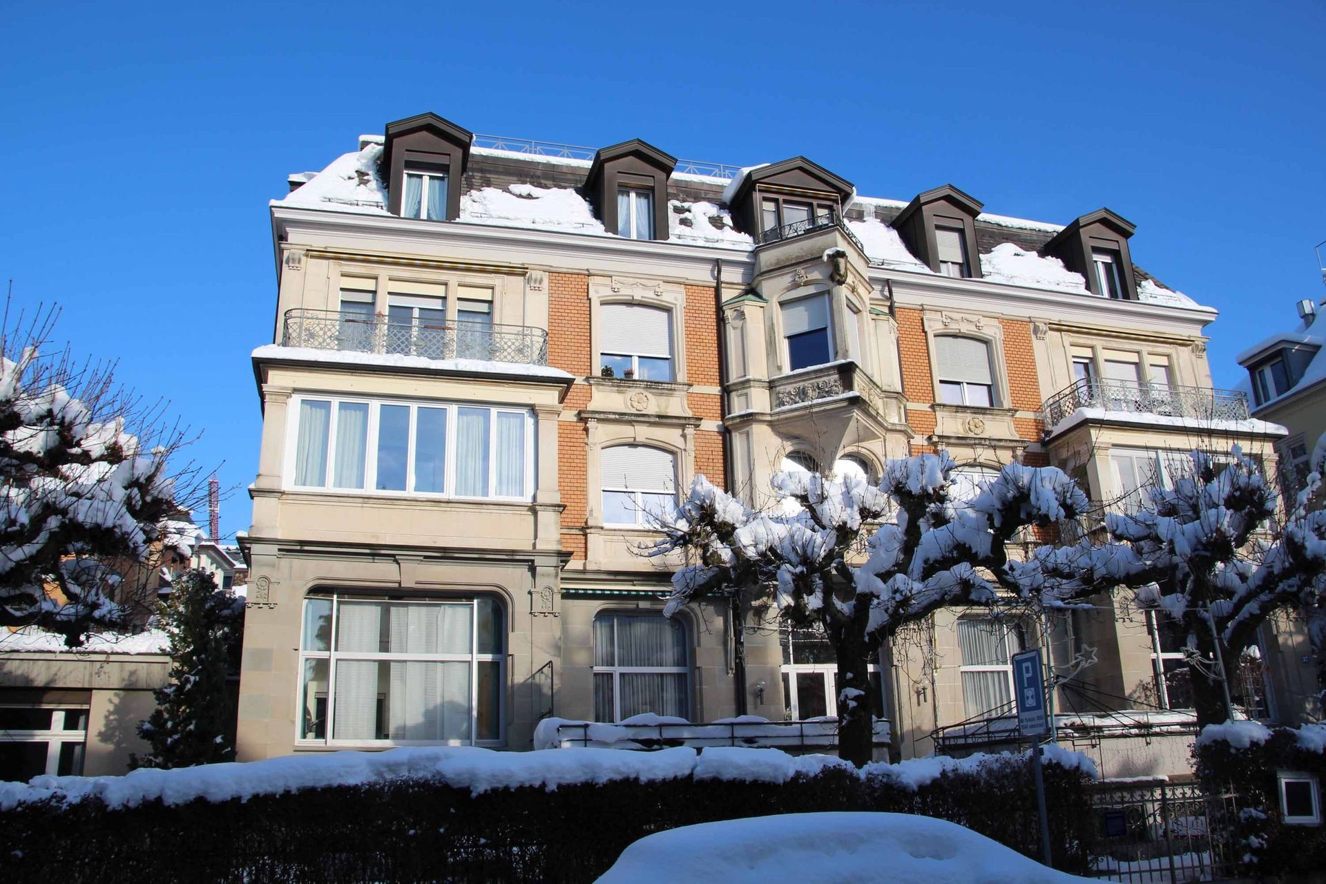 Frontansicht Winter 3 - Pflegeheim Salem