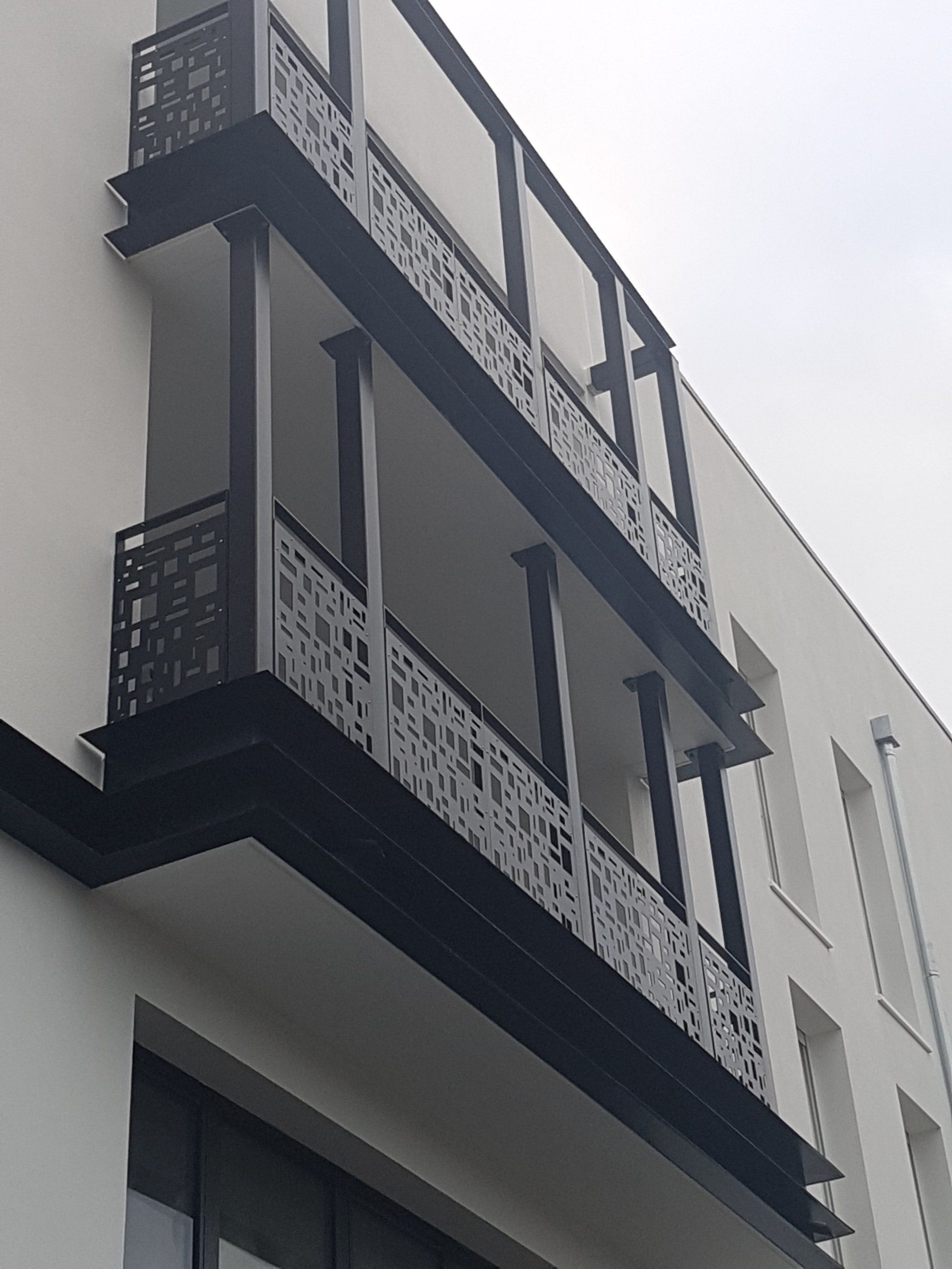 Bâtiments modernes pour un projet de logement collectif