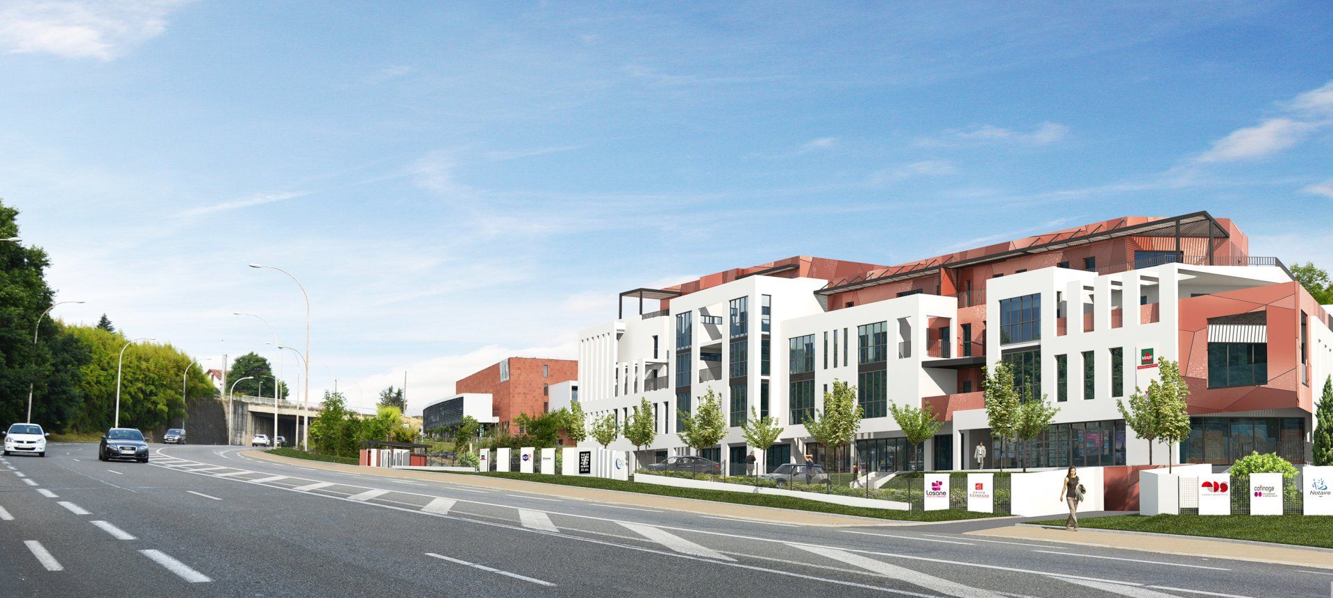 Projet de logement collectif en 3D