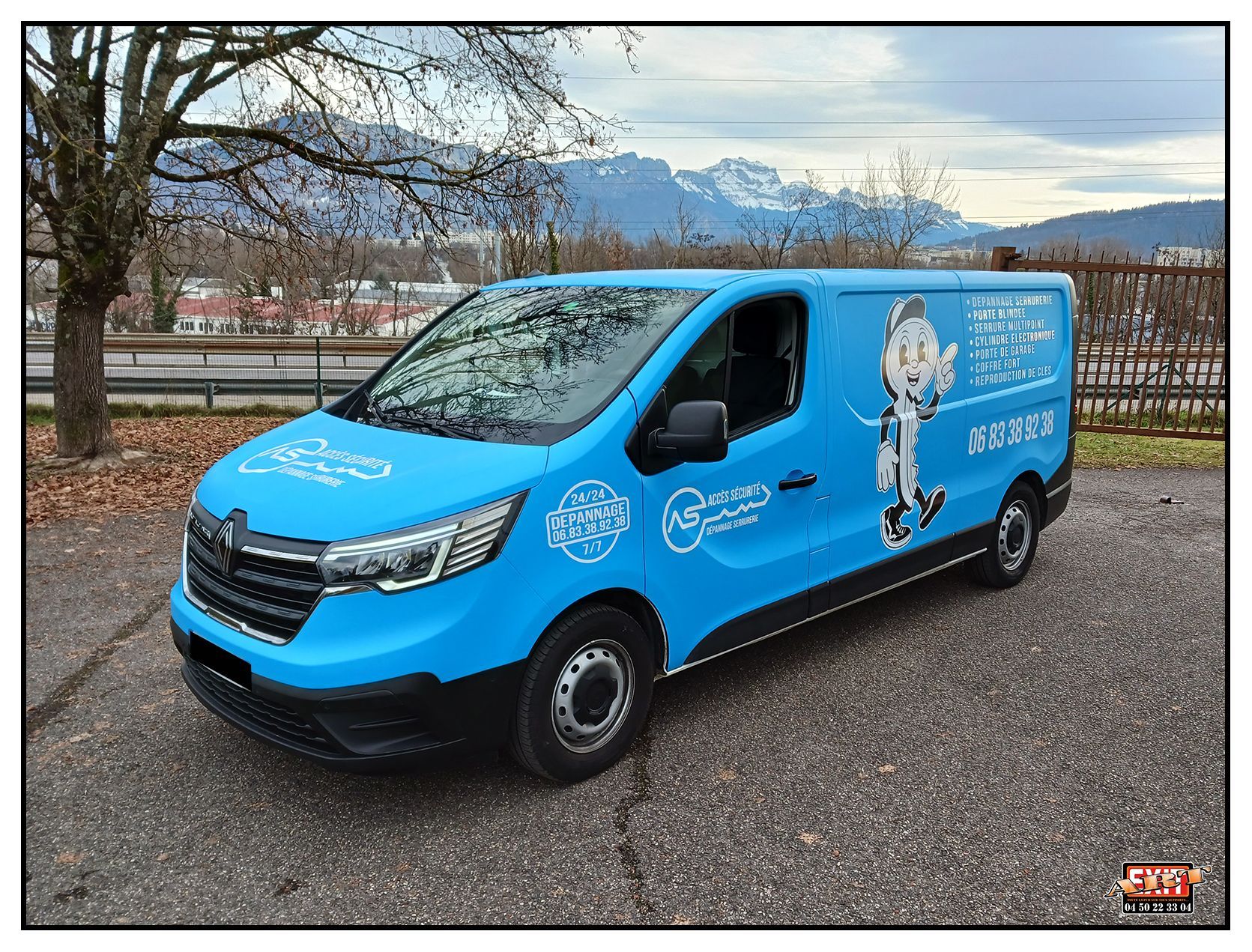 Covering d'un utilitaire en beu