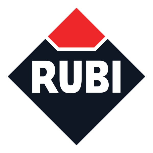 El logotipo de Rubi presenta la palabra 