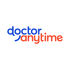 Το λογότυπο για το doctoranytime, με τη λέξη