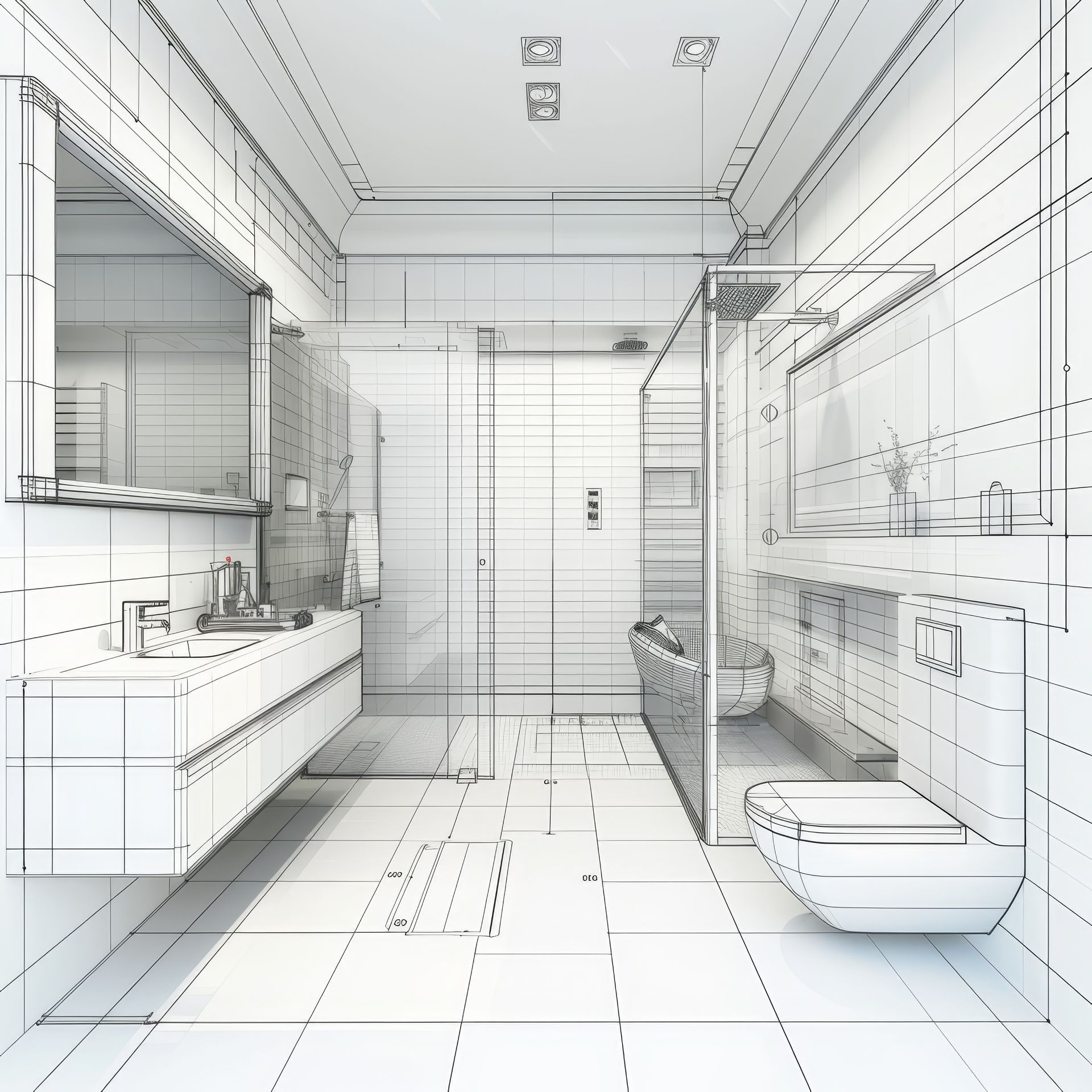 Un coin d'une pièce avec des toilettes et des tuyaux