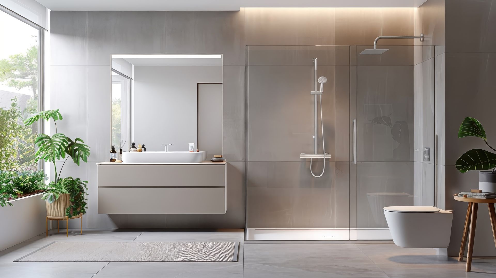 Un tiroir rempli de conteneurs remplis de serviettes et de papier toilette.