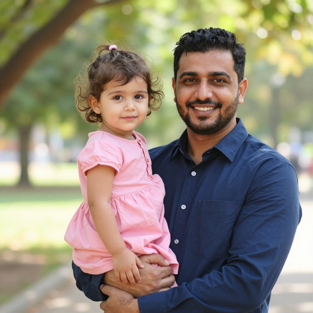 father and daughter