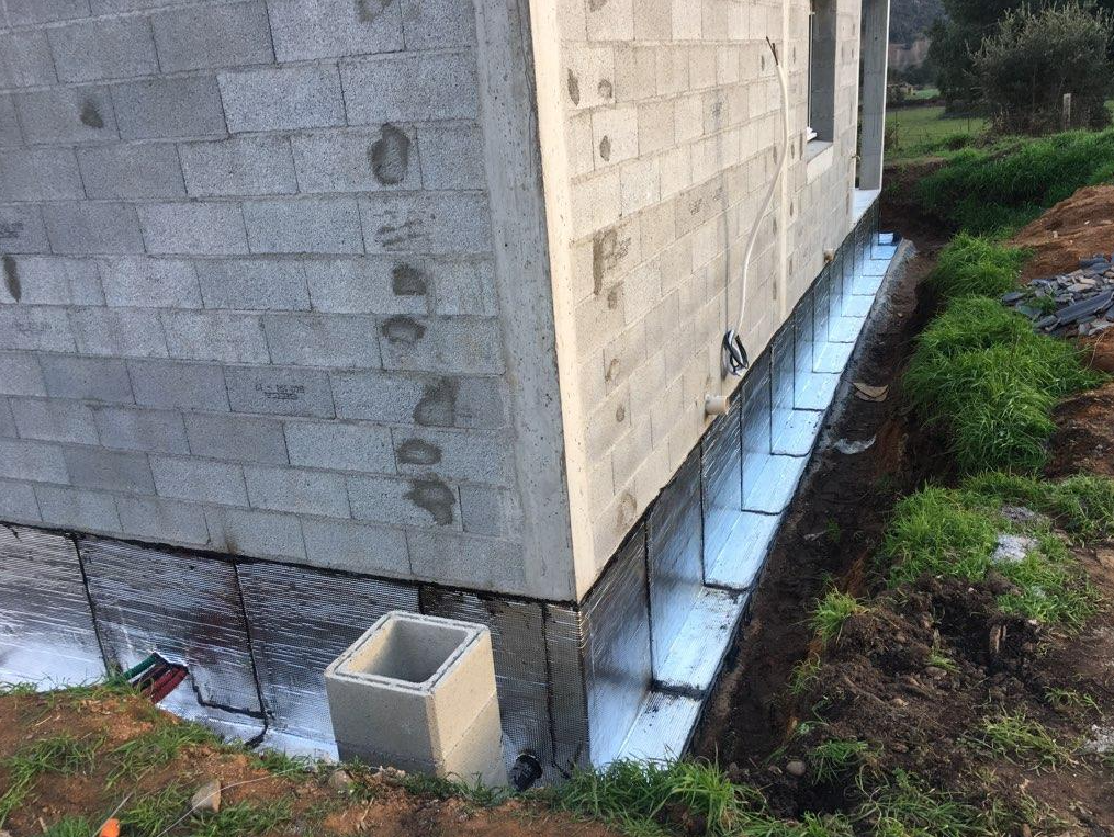 Coin extérieur d'un mur