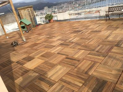 Toit terrasse en dalle de bois étanche