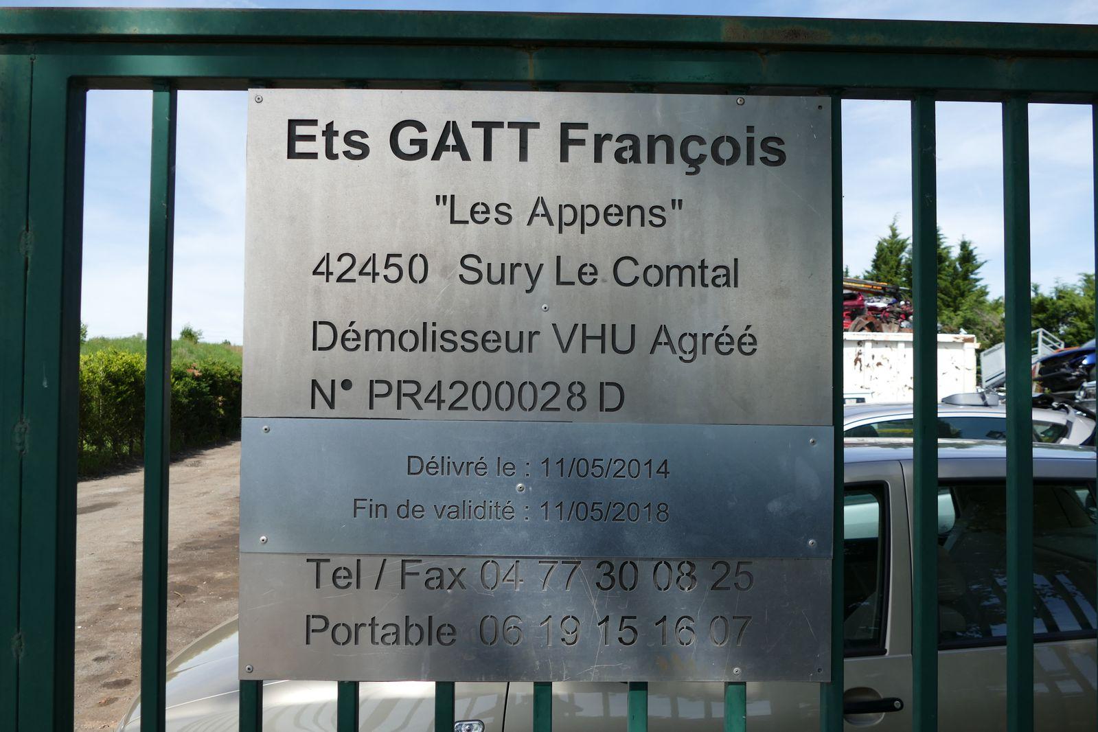 Établissement Gatt, casse à Saint-Etienne