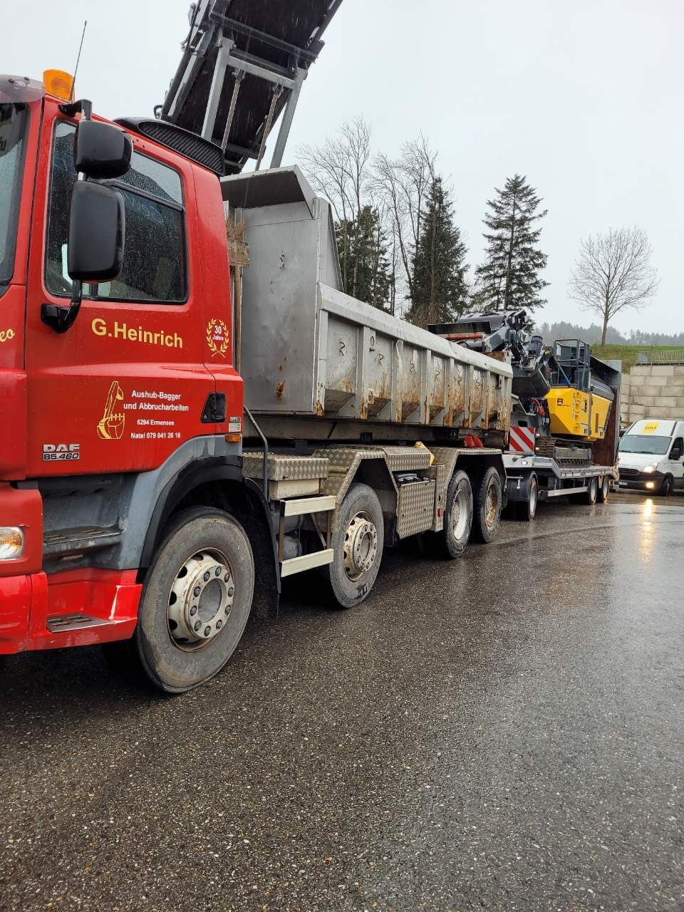 Lastwagen vom Heinrich Gerhard & Cyril Baggerbetrieb
