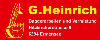 Logo vom Heinrich Gerhard & Cyril Baggerbetrieb