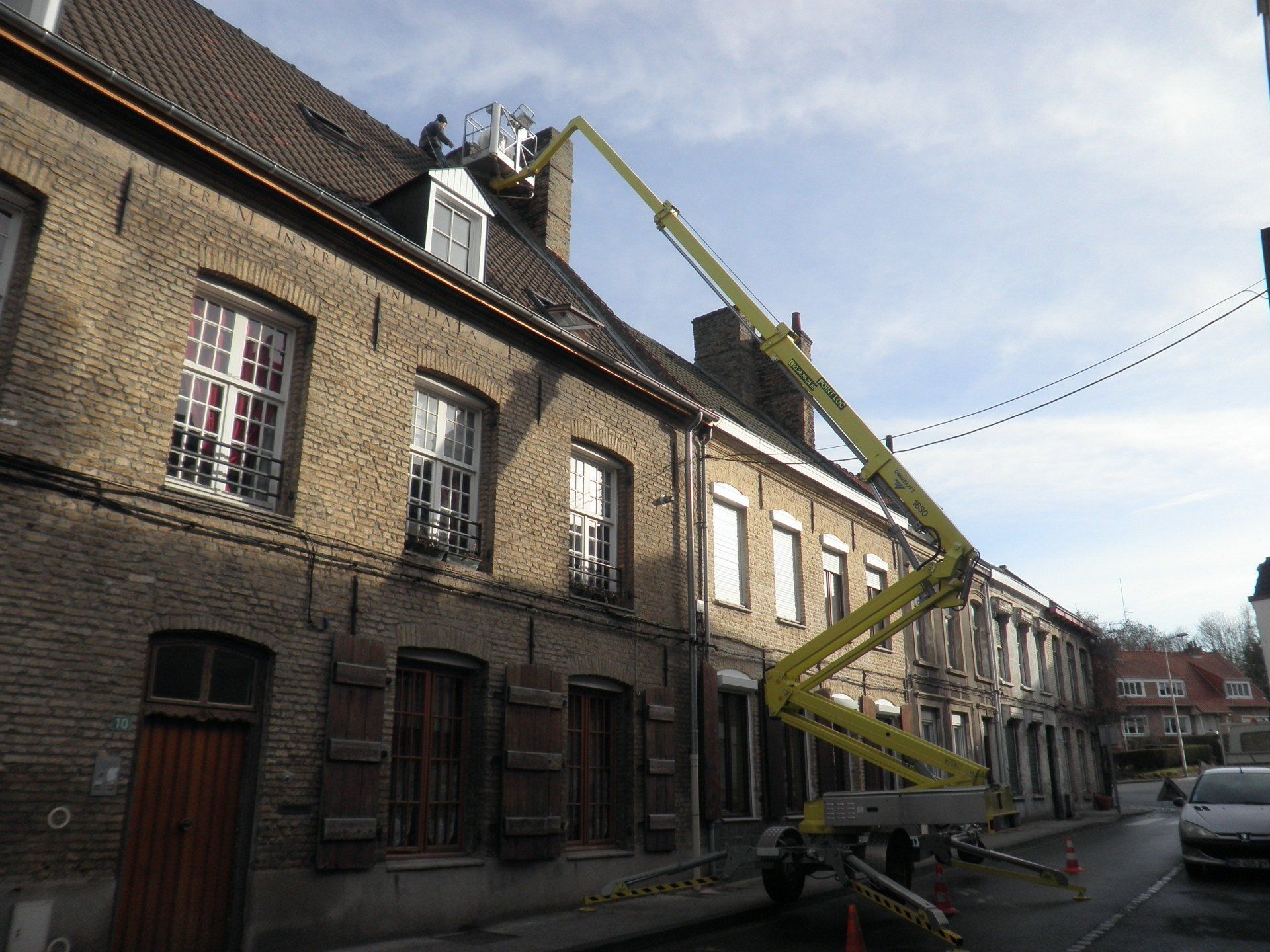 Réparation d'une cheminée