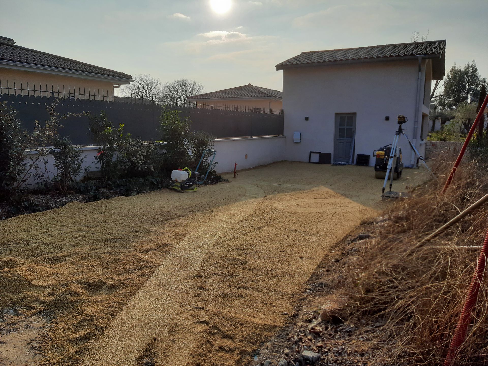 Aménagement extérieur de chemin