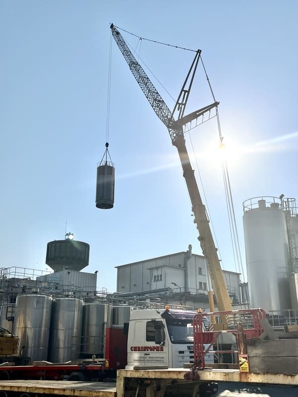 Levage par une grue