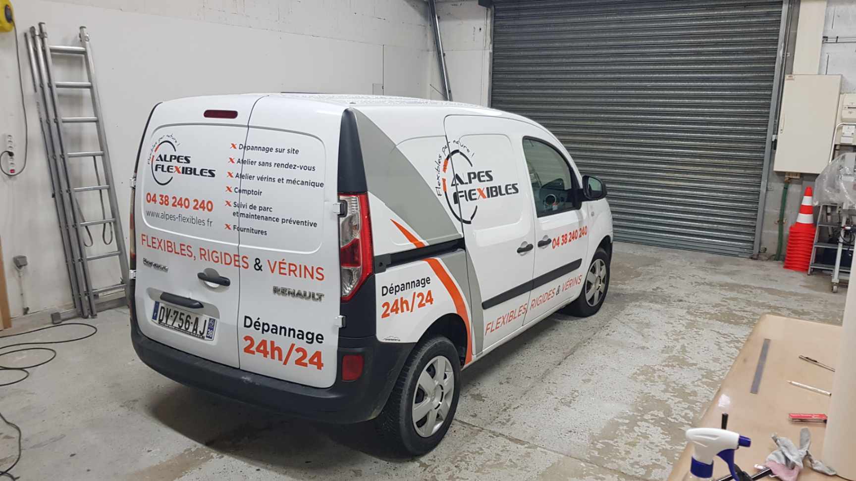 Marquage de véhicules à Vizille