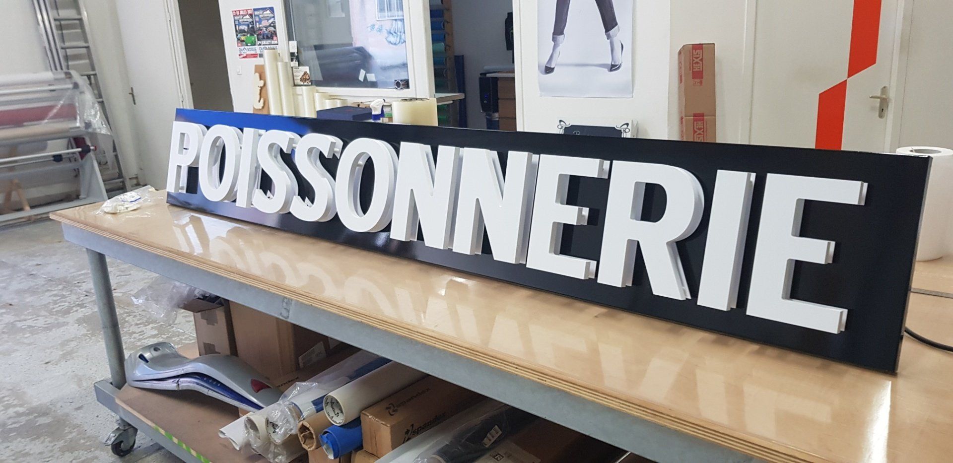 Enseigne poissonnerie