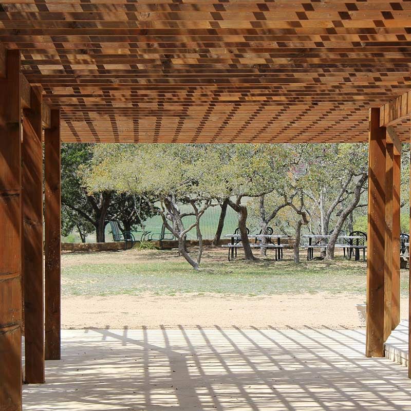 Une pergola bioclimatique.