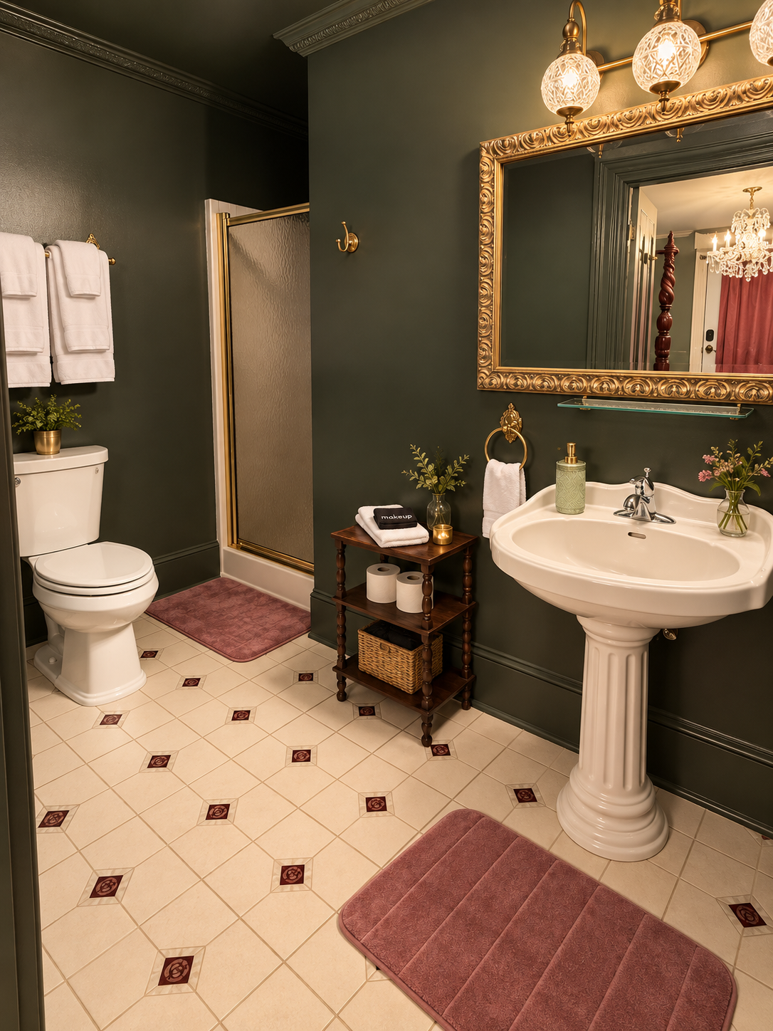 Private bathroom in The Apothecary Suite