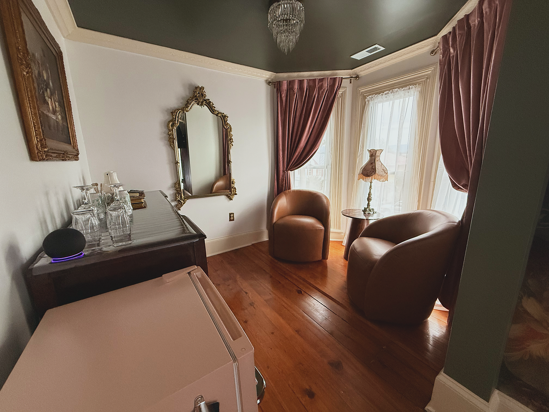 Coffee nook in The Apothecary Suite