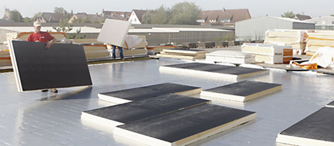 Flachdachabdichtung durch die Frank Sperling Dachdecker GmbH