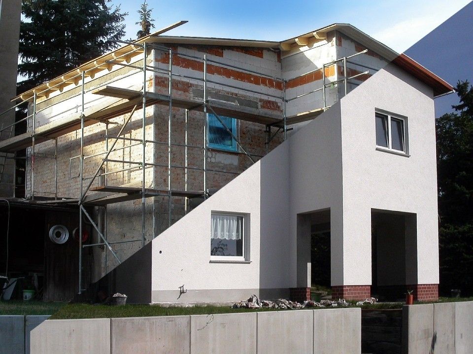 Haus Fassade vorher nachher