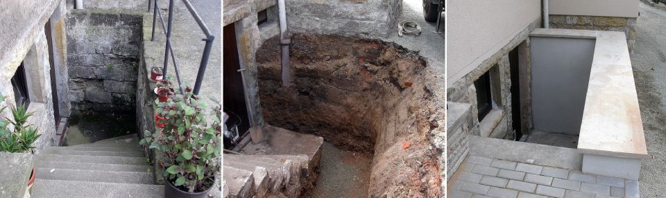 Eingangs Bereich draußen