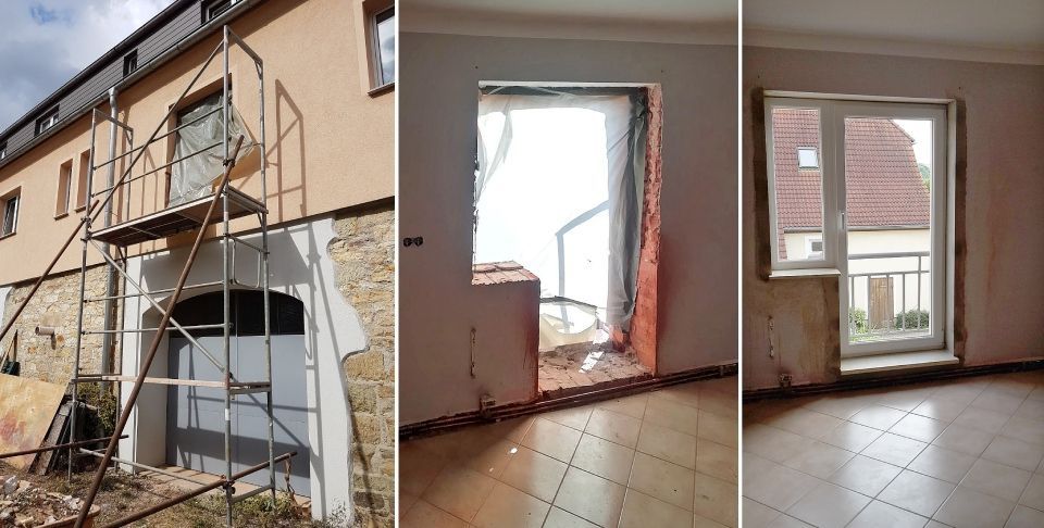 Haus von Außen und innen