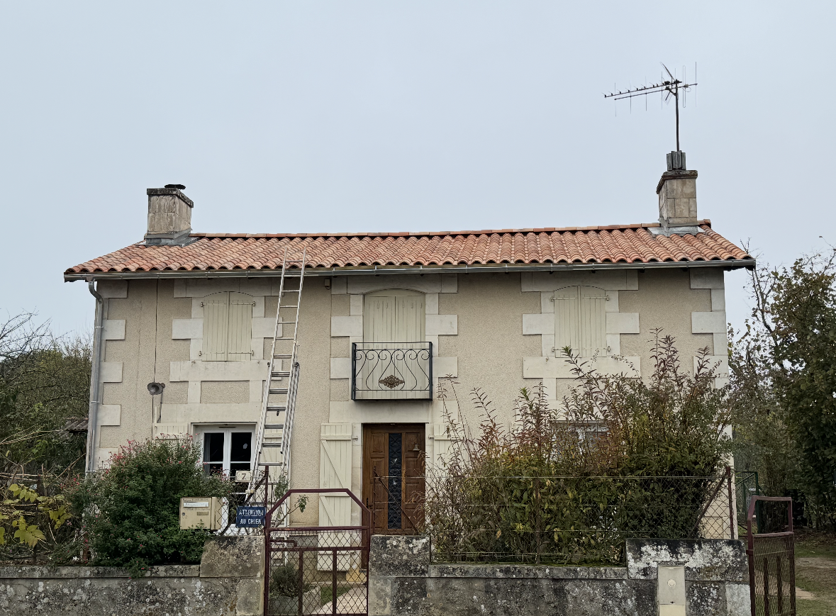Toiture après nettoyage