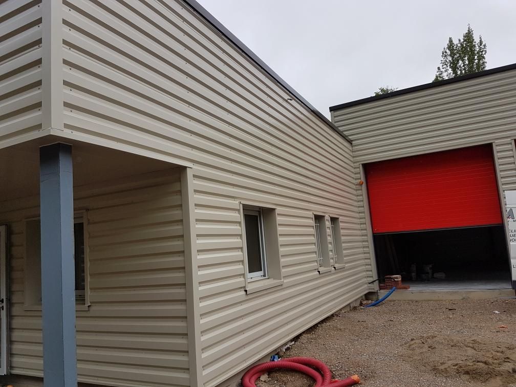 Bardage lames horizontales