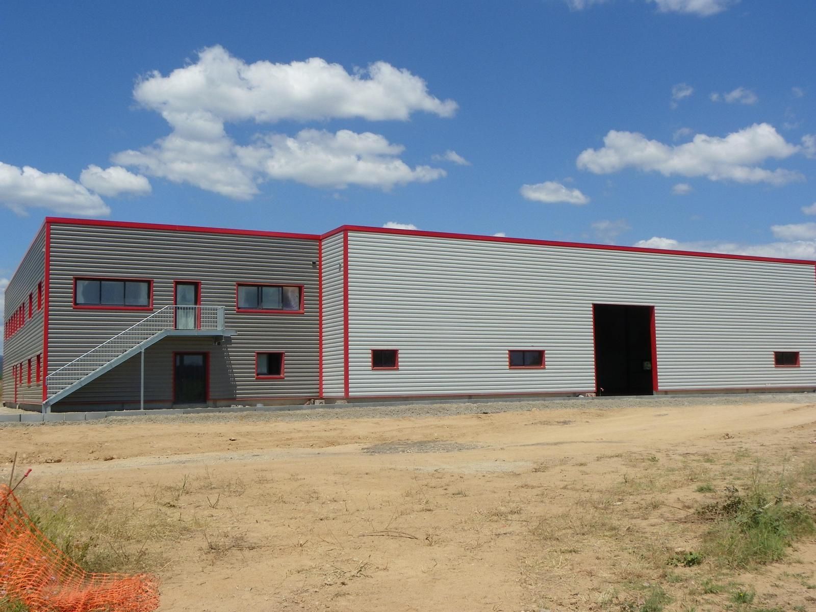 Bardage, caserne de pompiers