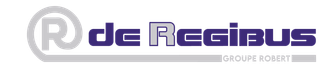 Logo de De Regibus, atelier de constructions mécaniques.