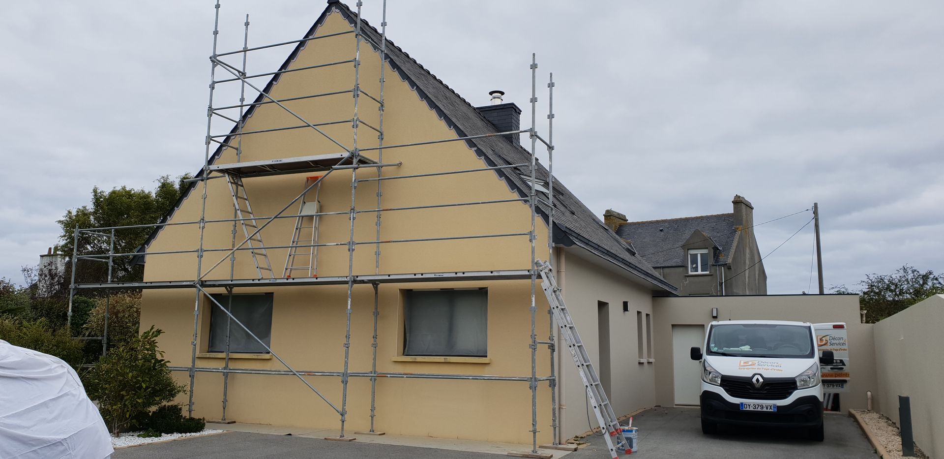 Ravalement de façade avant