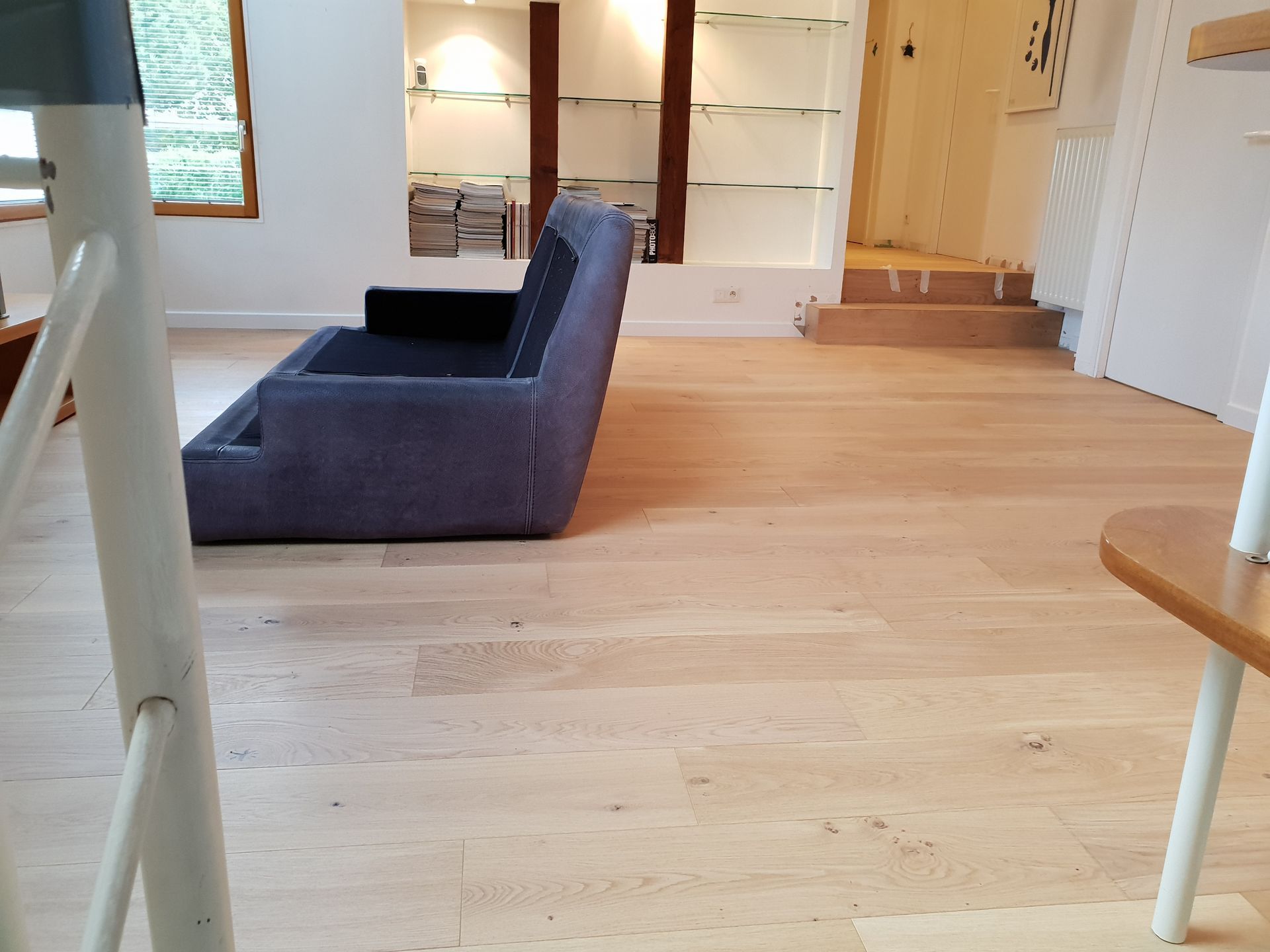 Pose de parquet chêne contrecollé