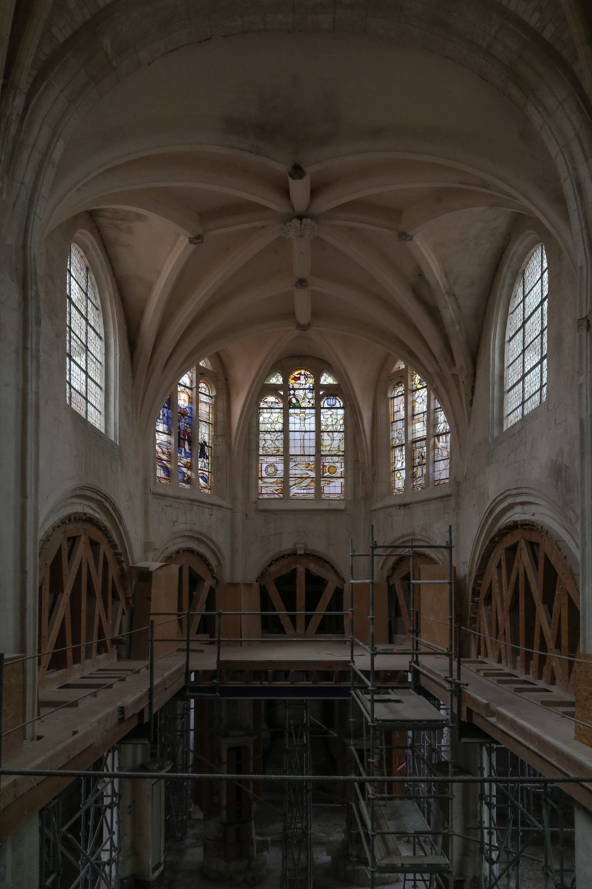 Intérieur d'une église