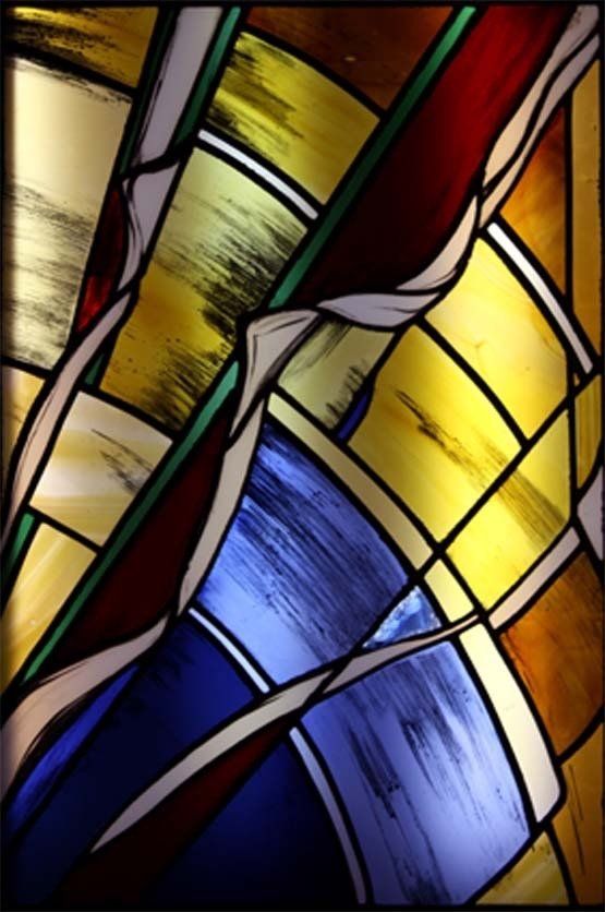 Vitrail non figuratif
