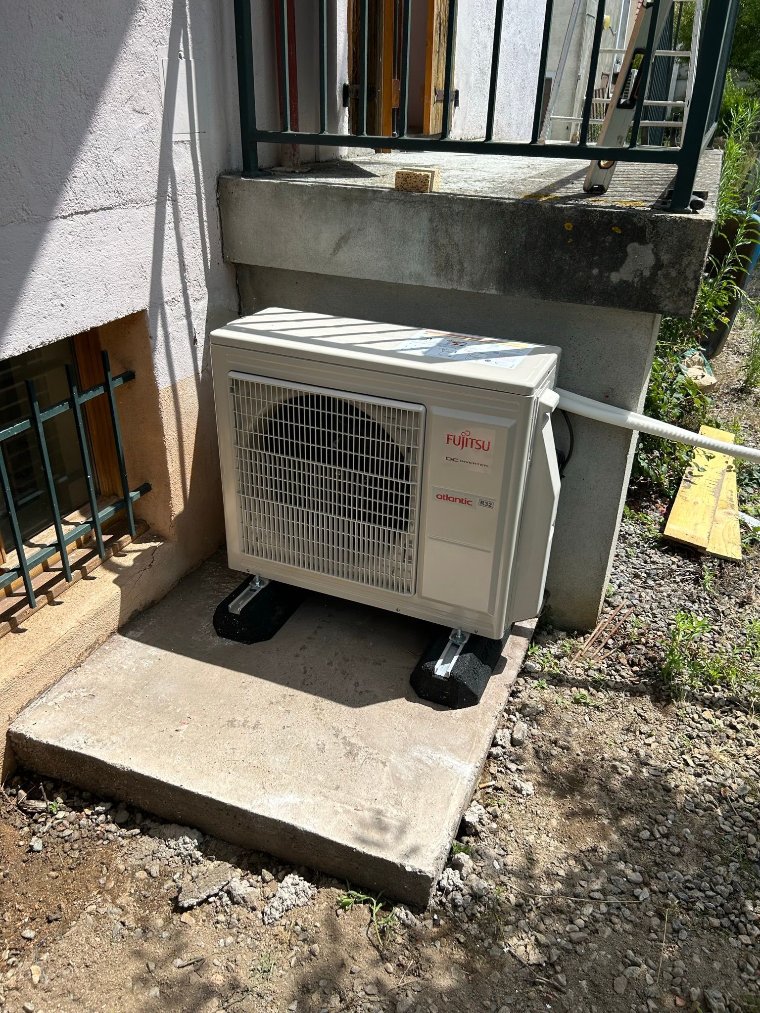 Une ventilation extérieure.