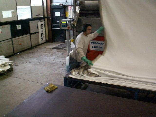 Lavage de bâche de chapiteau 38