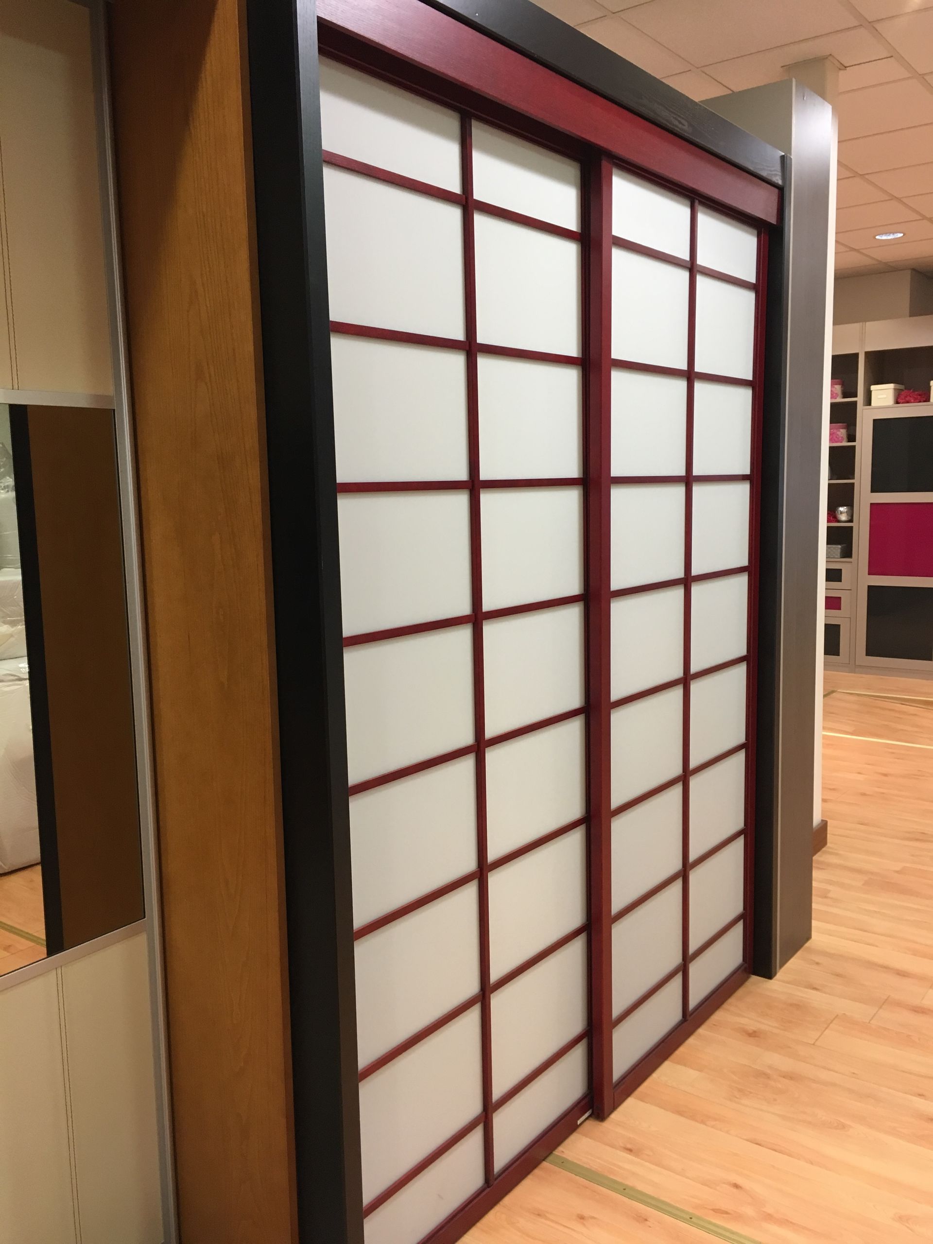 Verrière et séparation sur mesure avec placard et rangement à Nantes.