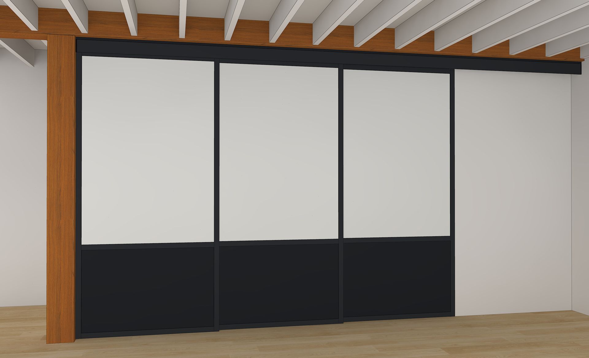 Verrière et séparation sur mesure avec placard et rangement à Nantes.