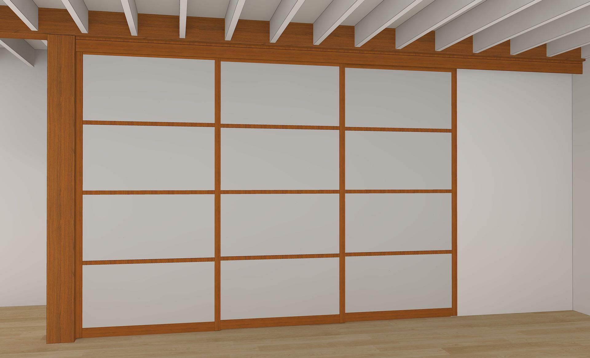 Verrière et séparation sur mesure avec placard et rangement à Nantes.