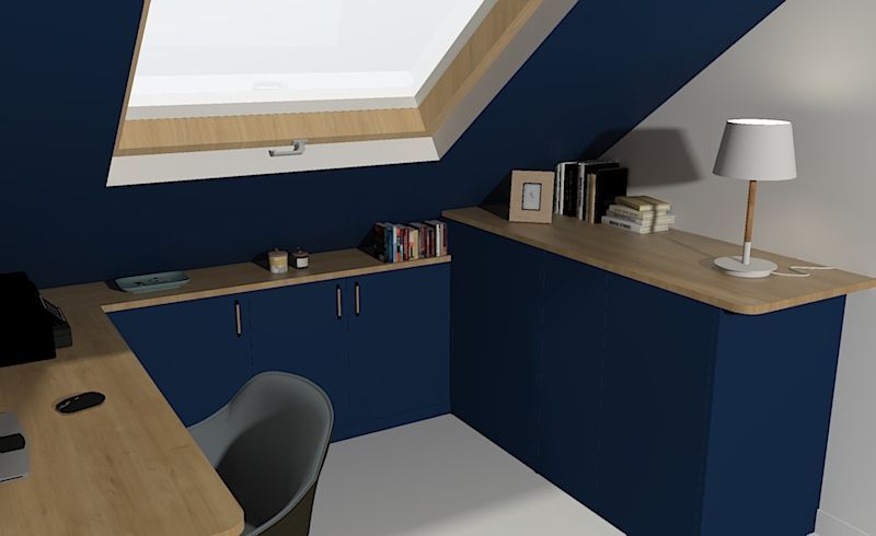 Visuel 3D du projet de rangements