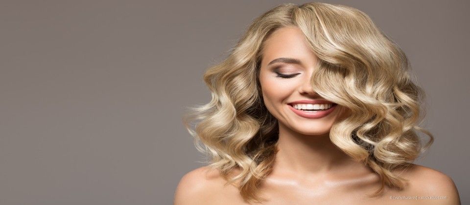 Frau mit gepflegtem Haar