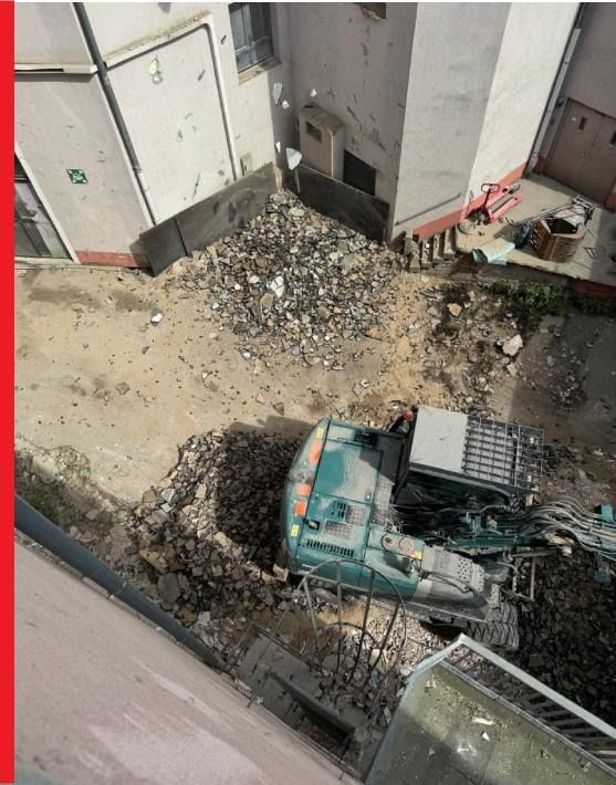 Celik Abbruch e.K.-Nürnberg Abbrucharbeiten im Hinterhof